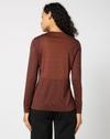 Women Patterned Fitted Crew-Neck T-Shirt