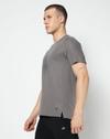 Men Iridescent Graphic Print Regular Fit Running Crew-Neck T-Shirt