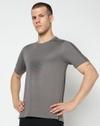 Men Iridescent Graphic Print Regular Fit Running Crew-Neck T-Shirt