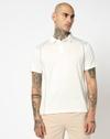 Mens Racquet Regular Fit Polo T-Shirt with Flat Seam Detail