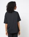 Women Ribbed Yoga Boat-Neck Boxy Fit Top