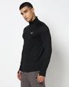 Men Running Light Weight Troyer T-Shirt with Reflective Detail