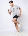 Men Graphic Print Regular Fit Crew-Neck T-Shirt