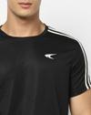 Men Logo Print Regular Fit Crew-Neck Training T-Shirt
