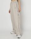 Women Racquest Sport Parachute Pants with Contrast Piping