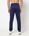 Men Straight Track Pants with Contrast Taping