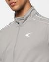 Men Logo Print Regular Fit Track Jacket
