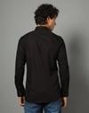 PE CASUAL SHIRT  PCSFSSLBC168, BLACK, 42
