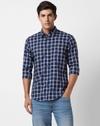PE CASUAL SHIRT PCSFSSLP990065, NAVY, 44