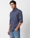 PE CASUAL SHIRT PCSFSSLP990065, NAVY, 44