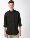 PE CASUAL SHIRT  PCSFSSL, DARK GREEN, 39