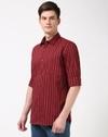 PE CASUAL SHIRT  PCSFTSLPK80751, RED, 40