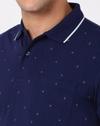 PE CASUAL TSHIRT  PEKWORGP17566, NAVY, L