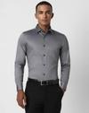 Men Slim Fit Cotton Shirt with Patch Pocket