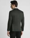 Men Checked Slim Fit Single-Breasted Blazer