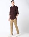 MENS WEAR, PETER ENGLAND, CHOCOLATEBROWN