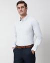 Men Micro Print Regular Fit Shirt