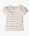 DUNGAREE WITH STRIPE TOP, MULTI