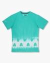 RELAXED FIT GRAPHIC TEE, TURQ, 3-4Y