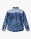 TWO POCKET DENIM SHIRT, BLUE, 15-16Y