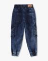 DENIM CARGO JOGGER, BLUE, 3-4Y