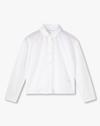 SCHIFFLI CROP F/S SHIRT, MULTI