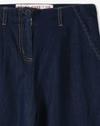 WIDE LEG PANTS W/ ORGANZA, BLUE, 15-16Y