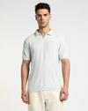 Organic Cotton Structured Notch Collar Polo T-Shirt
