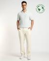 Organic Cotton Structured Notch Collar Polo T-Shirt