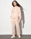 All-Over Print Organic Cotton Flat Knit Joggers