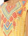 Geometric Print Round-Neck Tunic