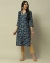 RANGRITI KURTAS FSTVE ESNTLS19, BLUE, 34