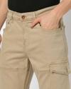 CARGO DENIM, KHAKI, 38