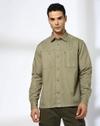 Double pocket OD shirt, PISTA GREEN, XXL