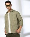 Double pocket OD shirt, PISTA GREEN, XXL