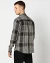 Full Sleeve Dbl pocket Check S, BROWN, S