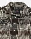 Full Sleeve Dbl pocket Check S, BROWN, S