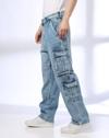 003 RELAXED MULTI POCKE, MEDIUM BLUE, 32