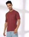 REV SS25 TS041, DARK RED