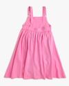 FOIL PRINTED TIERED DUNGRE, PINK, 11-12Y