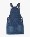 Girls Dungaree Dress with T-Shirt