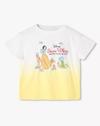 Tshirt snowwhite  dip dye, WHITE, 8-9Y
