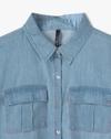 DENIM SHIRT, SKY BLUE, 15-16Y
