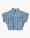 DENIM SHIRT, SKY BLUE, 15-16Y