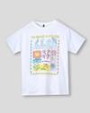 Long Tshirt w Cycling short, WHITE, 8-9Y