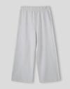 Wide leg pant w side t, LT. GREY, 15-16Y