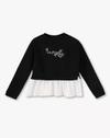 RIO GIRLS SWT Shirt, JET BLACK, 15-16Y