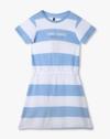 STRIPER KNIT DRESS, LT. BLUE, 15-16Y