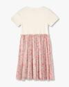 PRINTED WOVEN DRESS W, OFF WHITE, 9-10Y
