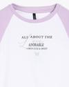 Crew neck Tshirt, LILAC, 8-9Y